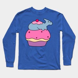 Hadrosaurus and Giant Cupcake Long Sleeve T-Shirt